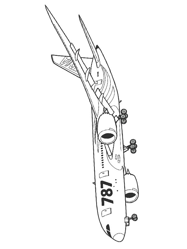 Boeing 787 ζωγραφική Boeing 787 ζωγραφική