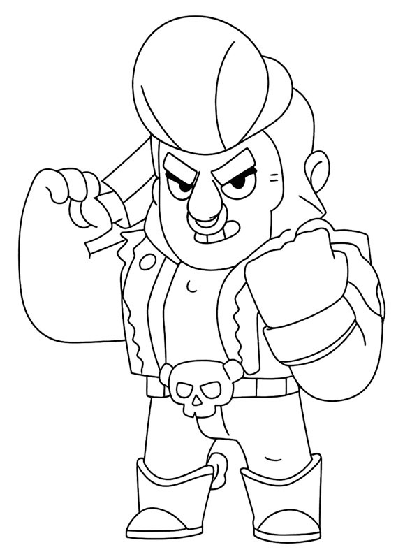 Bull Brawl Stars ζωγραφική Bull Brawl Stars ζωγραφική