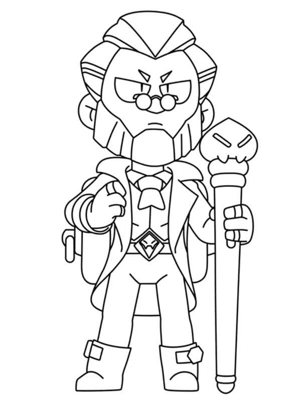 Byron Brawl Stars ζωγραφική Byron Brawl Stars ζωγραφική