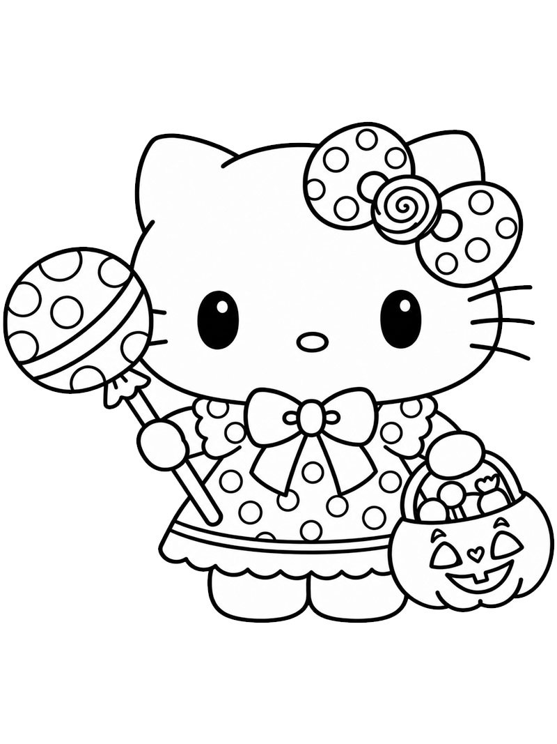 Hello Kitty: Φάρσα ή κέρασμα ζωγραφική Hello Kitty: Φάρσα ή κέρασμα ζωγραφική