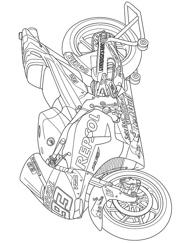 Honda Repsol MotoGP ζωγραφική Honda Repsol MotoGP ζωγραφική