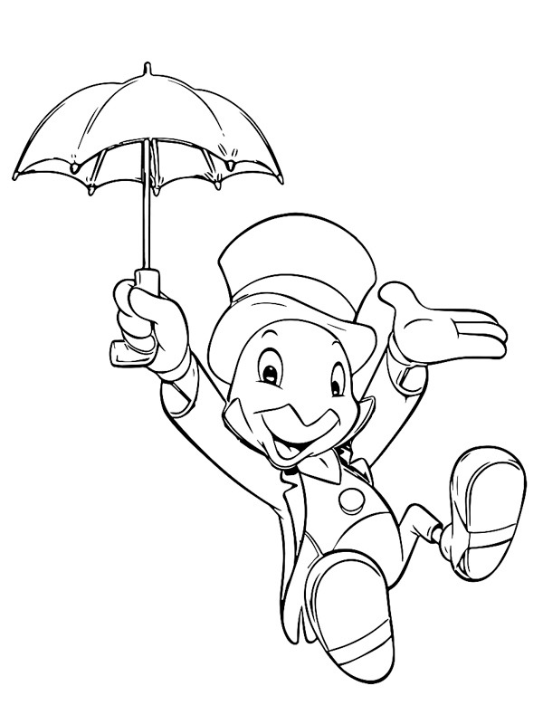Jiminy Cricket ζωγραφική Jiminy Cricket ζωγραφική