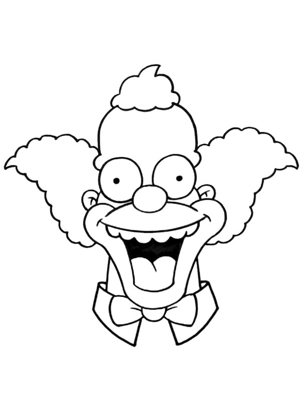 Krusty ο Κλόουν ζωγραφική Krusty ο Κλόουν ζωγραφική