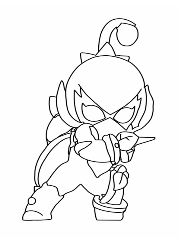 Lily Brawl Stars ζωγραφική Lily Brawl Stars ζωγραφική