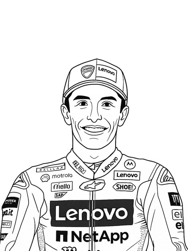 Marc Márquez ζωγραφική Marc Márquez ζωγραφική