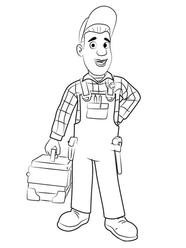 Mike Flood (Fireman Sam) ζωγραφική Mike Flood (Fireman Sam) ζωγραφική