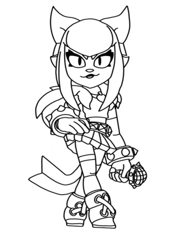 Melodie Brawl Stars ζωγραφική Melodie Brawl Stars ζωγραφική