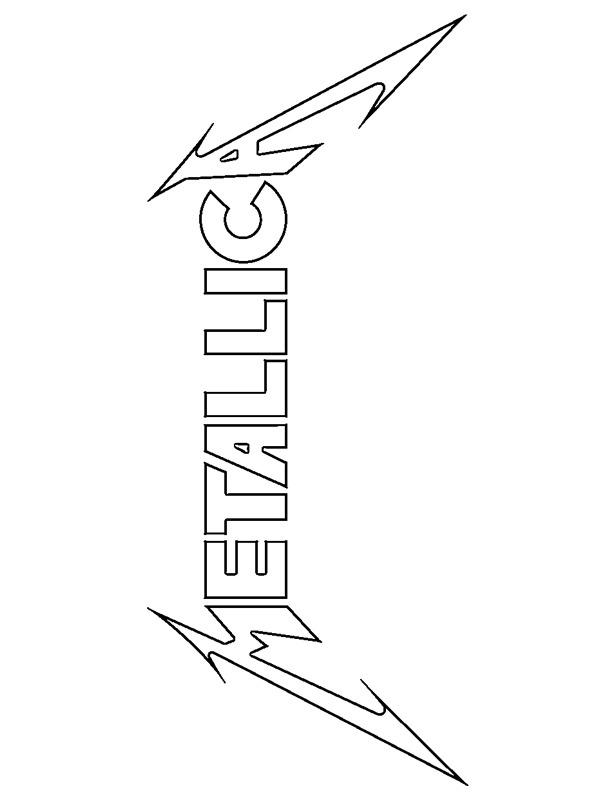 Λογότυπο Metallica ζωγραφική Λογότυπο Metallica ζωγραφική