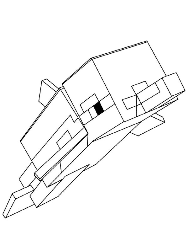 Δελφίνι Minecraft ζωγραφική Δελφίνι Minecraft ζωγραφική