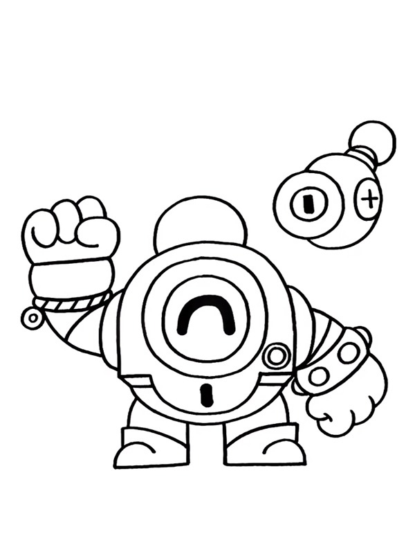 Nani και Peep Brawl Stars ζωγραφική Nani και Peep Brawl Stars ζωγραφική