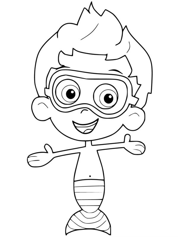 Nonny - Bubble Guppies ζωγραφική Nonny - Bubble Guppies ζωγραφική