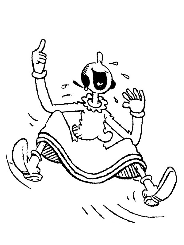 Olive Oyl ζωγραφική Olive Oyl ζωγραφική
