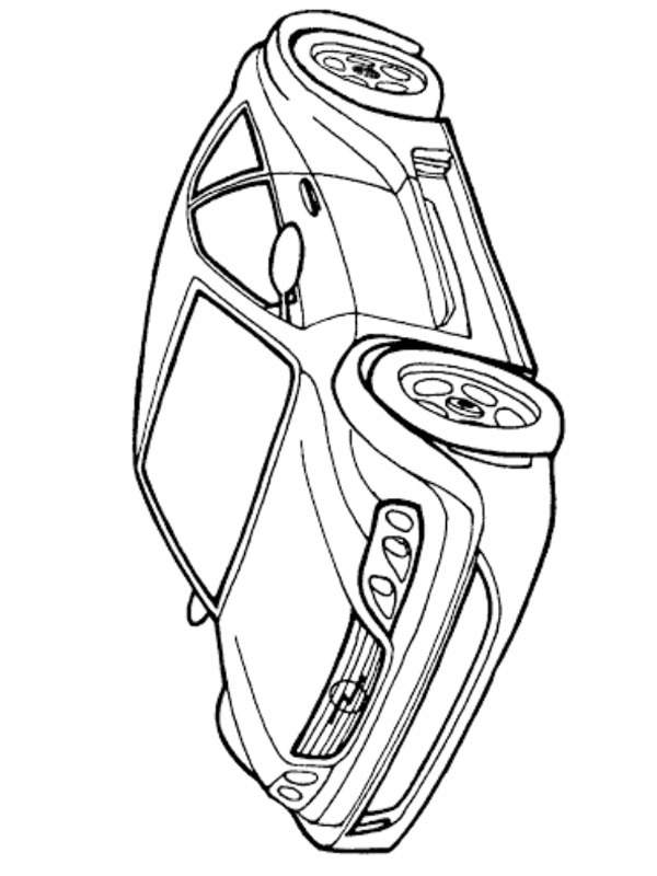 Opel Astra Coupe ζωγραφική Opel Astra Coupe ζωγραφική