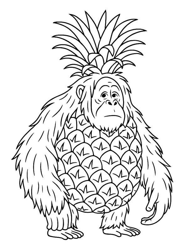 Orangutini Ananasini ζωγραφική Orangutini Ananasini ζωγραφική