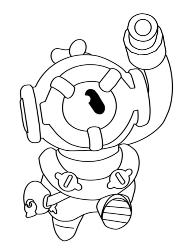 Otis Brawl Stars ζωγραφική Otis Brawl Stars ζωγραφική