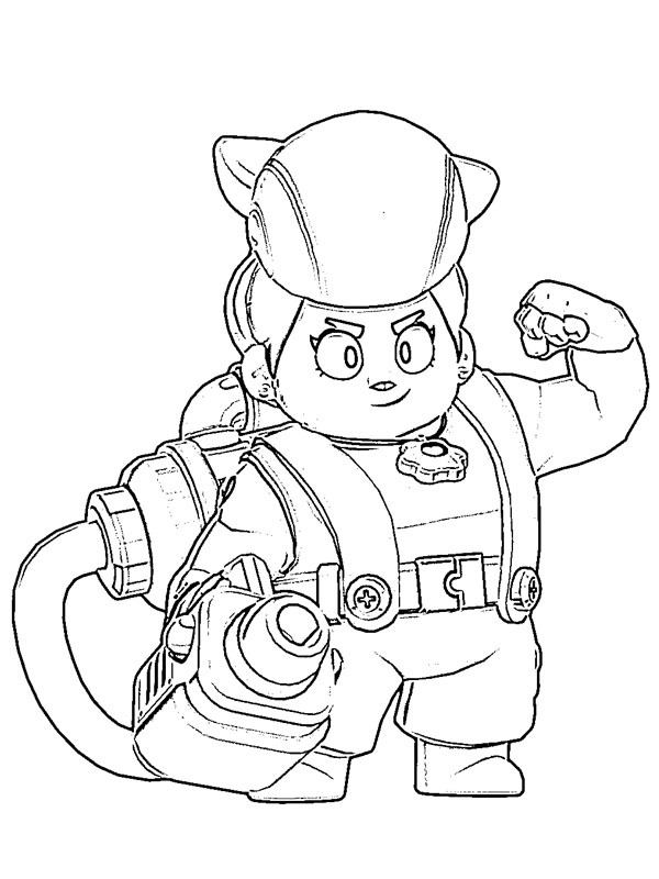 Pam Brawl Stars ζωγραφική Pam Brawl Stars ζωγραφική