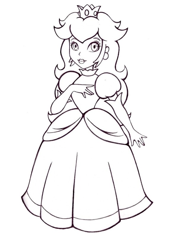 Πριγκίπισσα Peach ζωγραφική Πριγκίπισσα Peach ζωγραφική