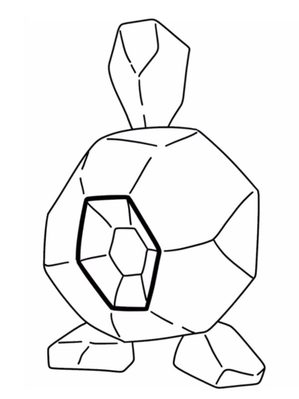 Roggenrola (Πόκεμον) ζωγραφική Roggenrola (Πόκεμον) ζωγραφική