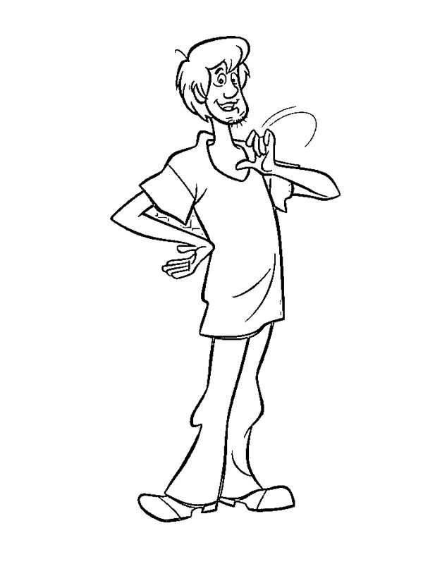 Shaggy Rogers ζωγραφική Shaggy Rogers ζωγραφική