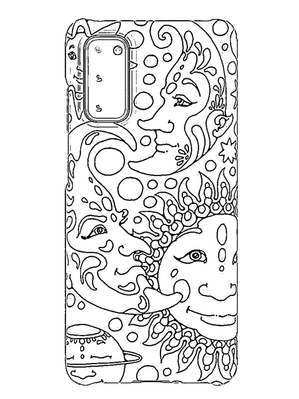 Θήκη smartphone ζωγραφική Θήκη smartphone ζωγραφική