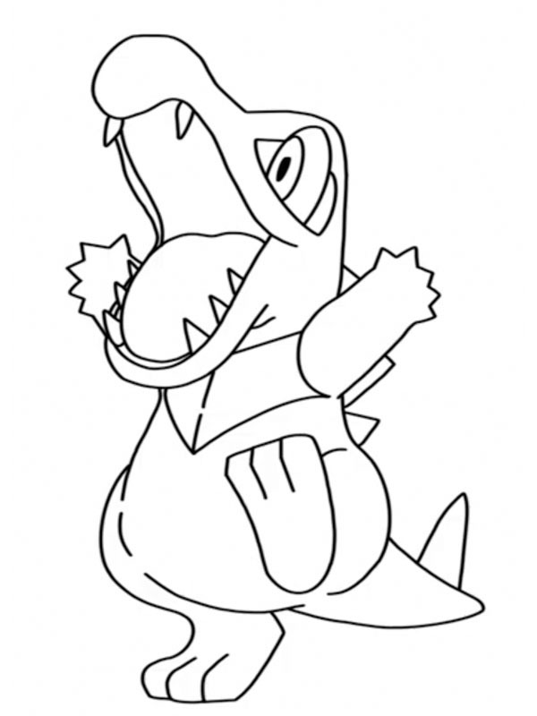 Totodile (Πόκεμον) ζωγραφική Totodile (Πόκεμον) ζωγραφική